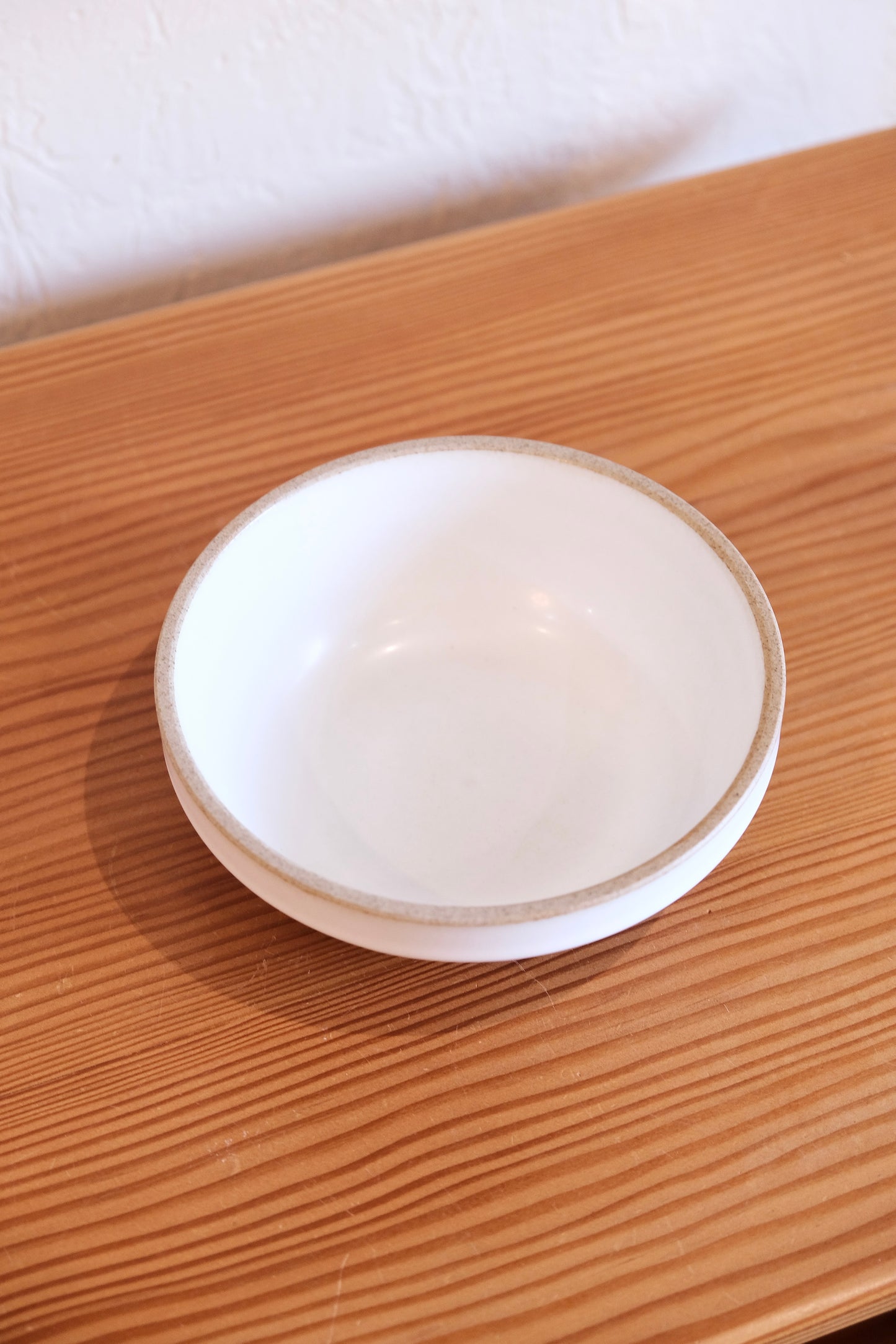 White stackable Cereal Bowl