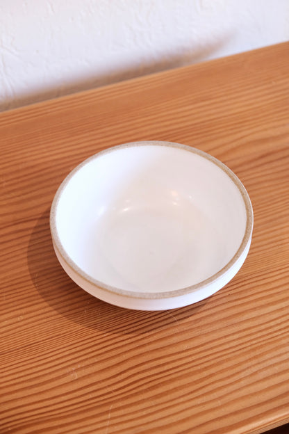 White stackable Cereal Bowl