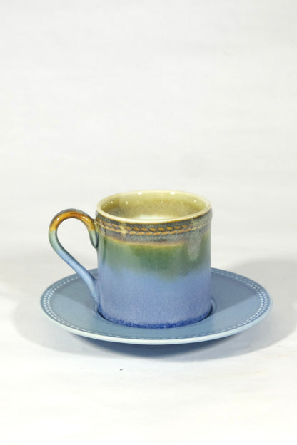 Coffee & Tea Saucers  (Espresso/ Tea) Light Blue