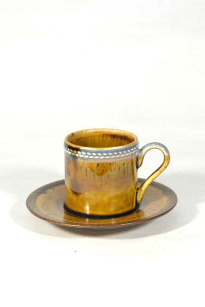 Coffee & Tea Saucers  (Espresso/ Tea) (Brown)